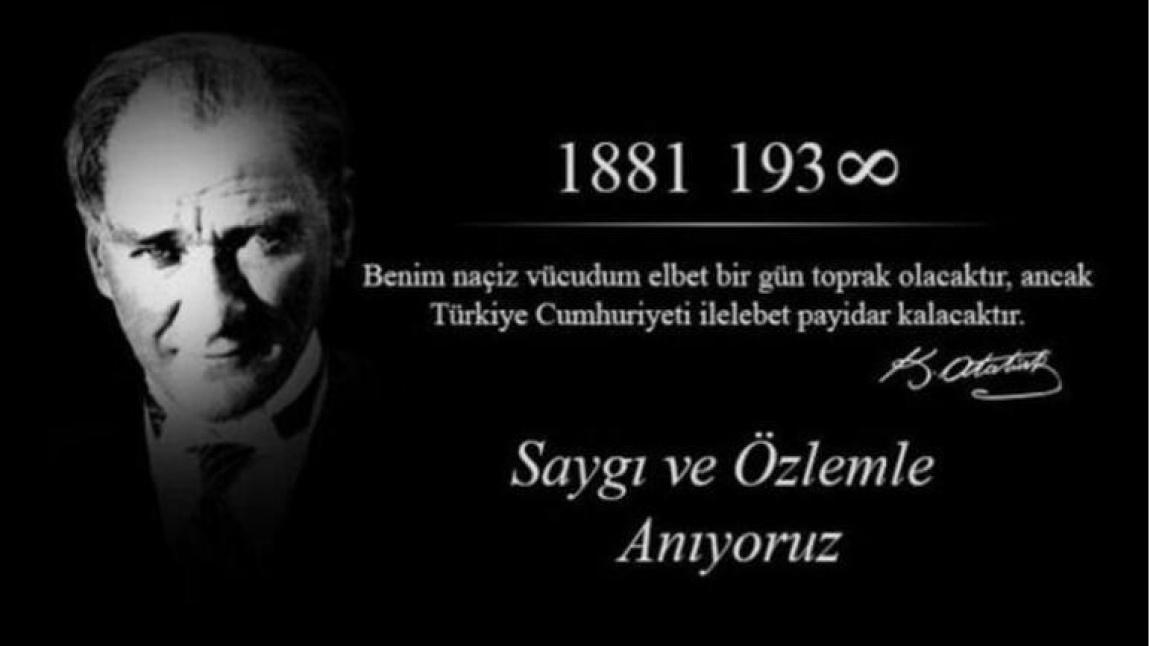 10 Kasım Atatürk'ü Anma Töreni Yapıldı
